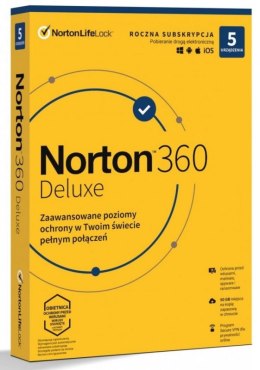 NORTON LIFE LOCK 360 deluxe 50GB PL 1 user 5 device 12mo generic ret1 mm