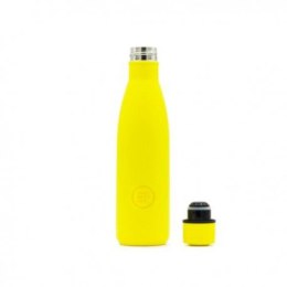 Cool bottles butelka termiczna 500 ml triple cool neonowo żółta