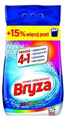 Bryza 4w1 proszek COLOR 6,825kg / 105 prań