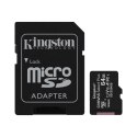 Kingston Karta Pamięci MicroSD 64GB Canvas Select Plus 100MB/s Adapter