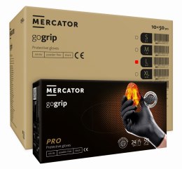 Rękawice Nitrylowe 50 szt. Gogrip Black - 10 op. (L 8-9)