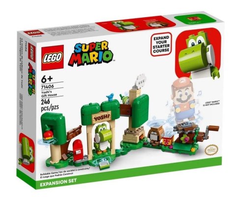 Lego SUPER MARIO 71406 Dom prezentów Yoshiego