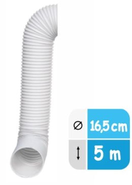 Rura do klimatyzatora przenośnego lewoskrętna (fi16,5cm) - 5m