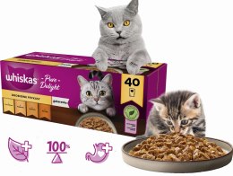 WHISKAS Pure Delight Drobiowe Frykasy Karma w Galaretce 40x85g