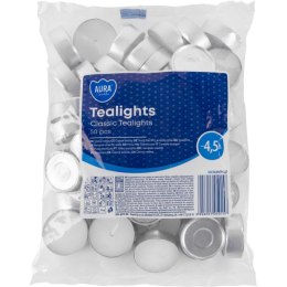 AURA Podgrzewacze Tealights Classic 4,5h 50 szt. p15-50