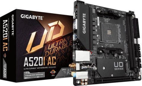 Płyta główna GIGABYTE A520I AC Socket AM4 MiniITX