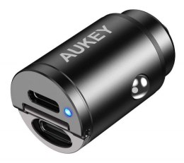 Ładowarka AUKEY 2x USB typ C Czarny CC-A4