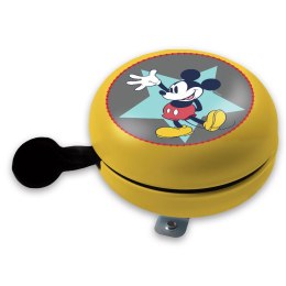 DZWONEK DO ROWERU RETRO MICKEY ŻÓŁTY