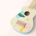 CLASSIC WORLD Drewniane Ukulele Gitara dla Dzieci Niebieskie